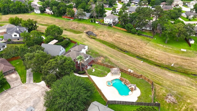 16727 Camber Ct, Crosby, TX 77532 - aerial view of residential area with a pool