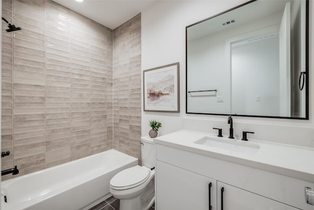1851 Sul Ross St, Houston, TX 77098 - bathroom featuring toilet, vanity, and  shower combination
