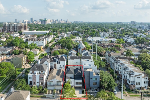 1851 Sul Ross St, Houston, TX 77098 - aerial overview of property's location with property boundaries highlighted