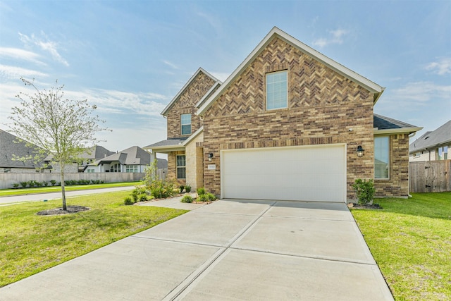 19303 Belmont Stakes Way, Tomball, TX 77377 - view of front facade with driveway and brick siding