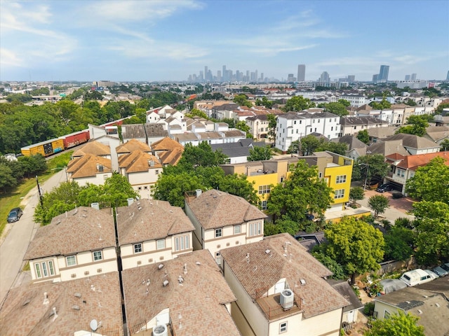6123 Stillman St, Houston, TX 77007 - drone / aerial view of city skyline