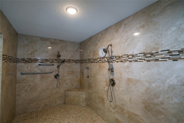 915 Live Oak Dr, Jones Creek, TX 77541 - bathroom with a tile shower