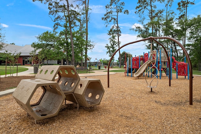 8211 Barristan Bluffs Ct, Magnolia, TX 77354 - view of community jungle gym