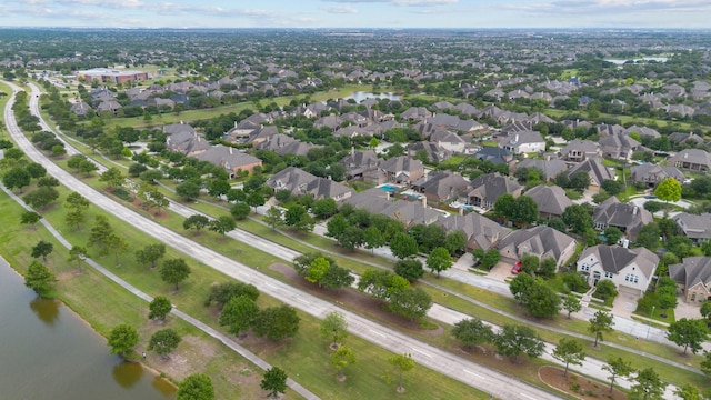 19403 Shady Edge Dr, Cypress, TX 77433 - aerial view of property's location with a large body of water and nearby suburban area