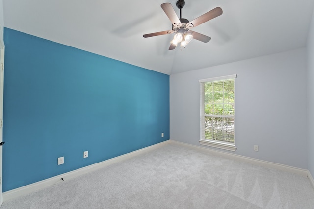 19403 Shady Edge Dr, Cypress, TX 77433 - empty room with carpet flooring, baseboards, and a ceiling fan