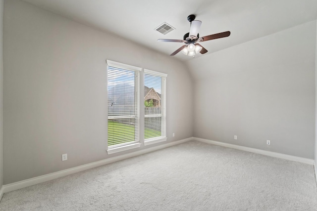19403 Shady Edge Dr, Cypress, TX 77433 - spare room with light colored carpet, ceiling fan, and baseboards