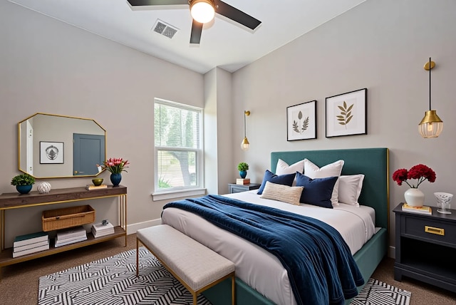 7911 Carver Rd, Houston, TX 77088 - bedroom with dark carpet and baseboards
