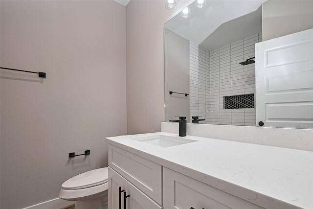 7911 Carver Rd, Houston, TX 77088 - full bathroom featuring vanity and tiled shower