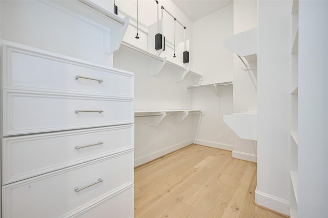 1205 Timbergrove Acres St, Houston, TX 77008 - spacious closet with light wood-style flooring