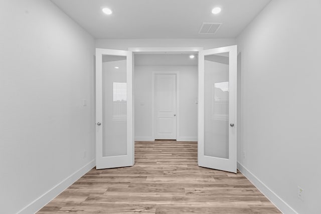 19209 Olive Heath Ln, Magnolia, TX 77355 - unfurnished bedroom with recessed lighting, light wood-style flooring, and baseboards