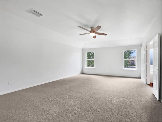 426 N Lindbergh Ct, Baytown, TX 77521 - carpeted spare room with a ceiling fan and baseboards