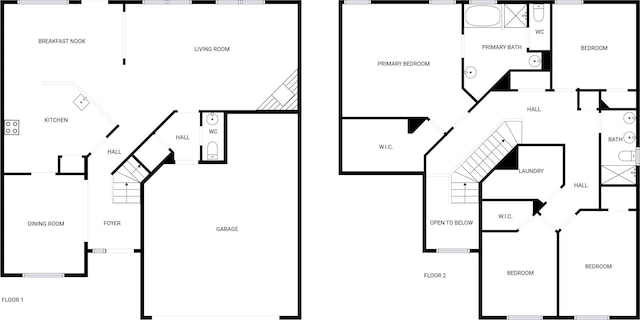 426 N Lindbergh Ct, Baytown, TX 77521 - floor plan / room layout