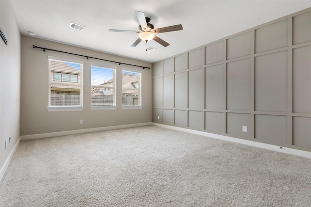 15002 House Martin Ln, Cypress, TX 77429 - carpeted empty room with ceiling fan and baseboards