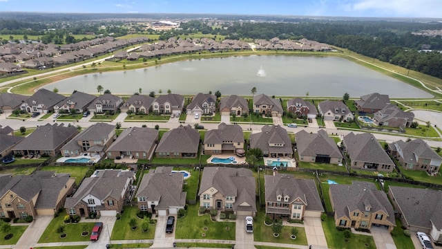 15002 House Martin Ln, Cypress, TX 77429 - aerial overview of property's location with nearby suburban area and a nearby body of water