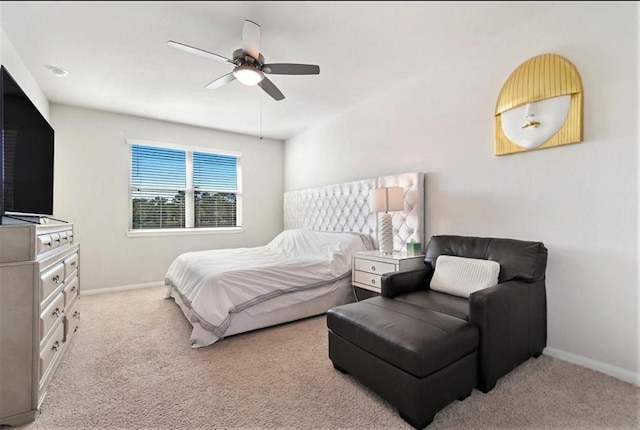 23523 Montague Dr, Spring, TX 77373 - carpeted bedroom featuring baseboards and a ceiling fan