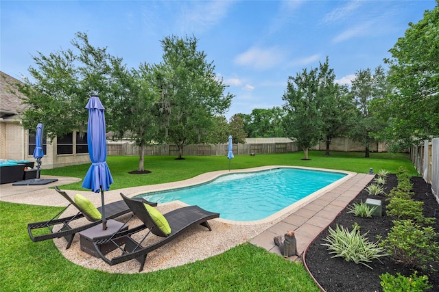 3707 Doyle Ct, Missouri City, TX 77459 - view of pool with a patio area