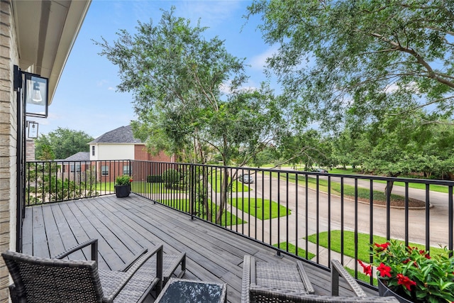 3707 Doyle Ct, Missouri City, TX 77459 - view of wooden deck