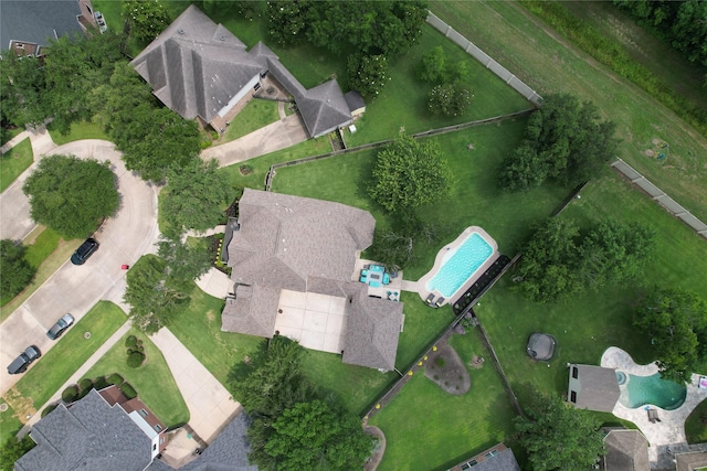 3707 Doyle Ct, Missouri City, TX 77459 - aerial view of property's location featuring a pool area