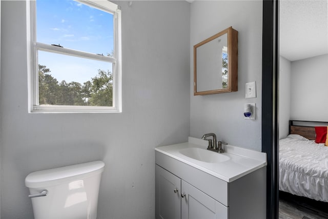 541 Trails End Dr, Cleveland, TX 77328 - bathroom featuring ensuite bathroom, vanity, and toilet