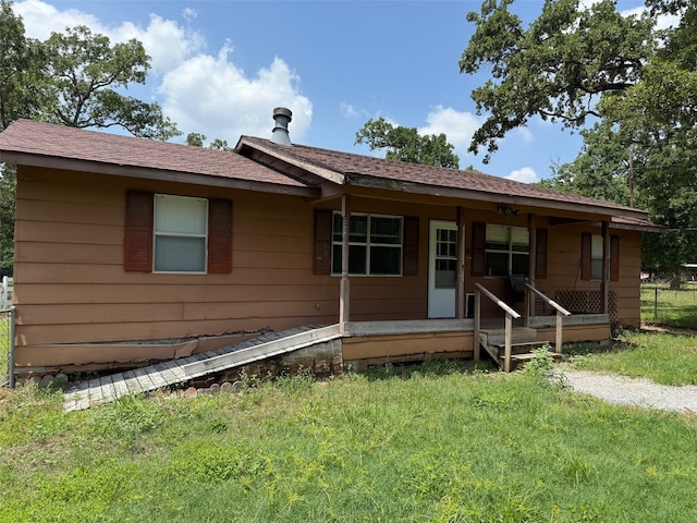 7719 County Road 233, Centerville, TX 75833 - view of front of property with a porch
