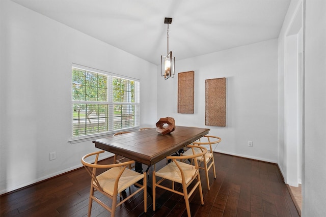 7427 Pony Crk, Missouri City, TX 77459 - dining room featuring dark wood-style floors and baseboards