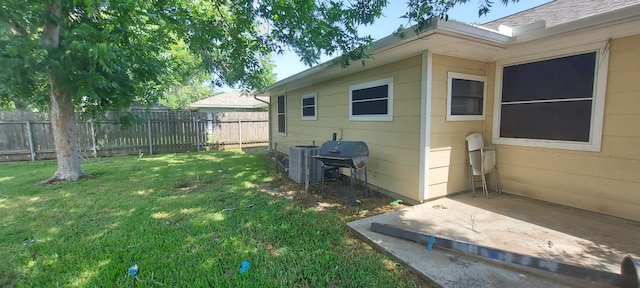 234 Maxie St, Deer Park, TX 77536 - view of yard with a patio and central AC