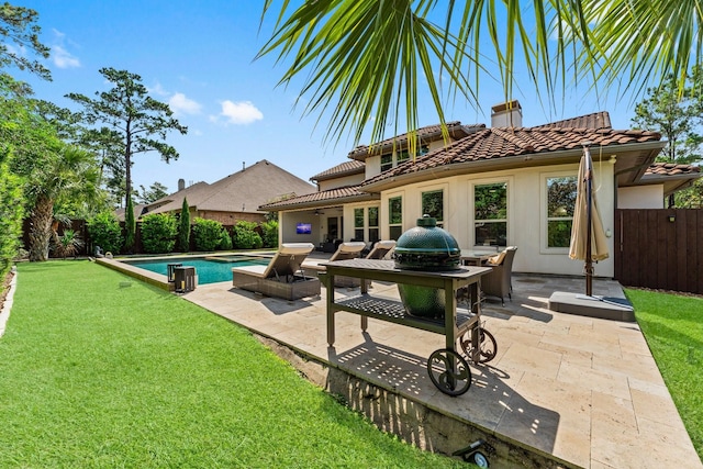 82 Valera Ridge Dr, Spring, TX 77389 - view of swimming pool featuring a patio