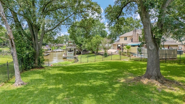 8219 Magnolia Glen Dr, Humble, TX 77346 - view of yard featuring a water view