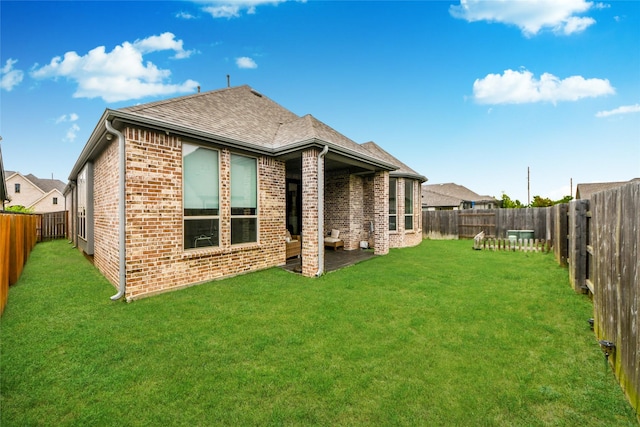 23619 Bottlebrush Terrace Trl, Katy, TX 77493 - back of property featuring brick siding and roof with shingles