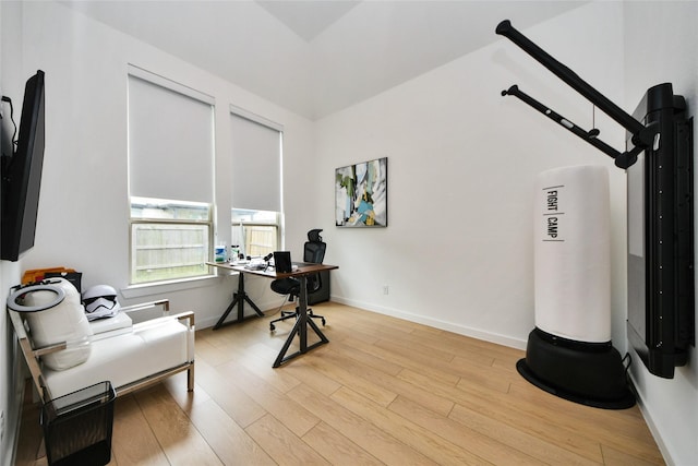 23619 Bottlebrush Terrace Trl, Katy, TX 77493 - office space with light wood-style floors and baseboards