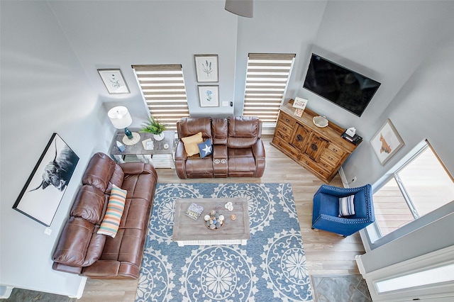 2774 Gulfview Ln, Crystal Beach, TX 77650 - living area featuring wood finished floors