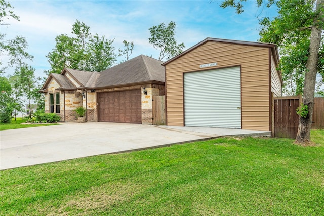 2323 Foley Rd, Crosby, TX 77532 - view of front of home featuring brick siding and a garage