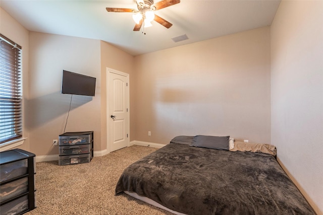 2323 Foley Rd, Crosby, TX 77532 - bedroom featuring carpet flooring and ceiling fan