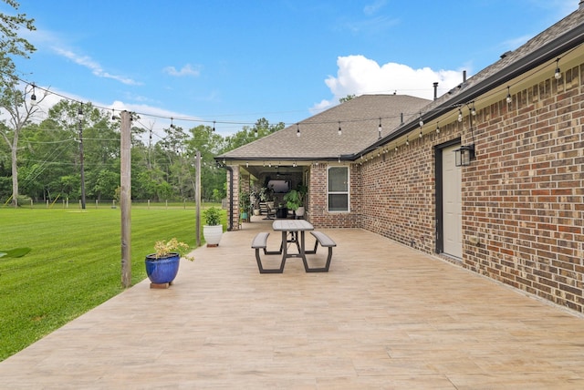 1603 Country Club Dr, Crosby, TX 77532 - wooden deck with a patio and a yard