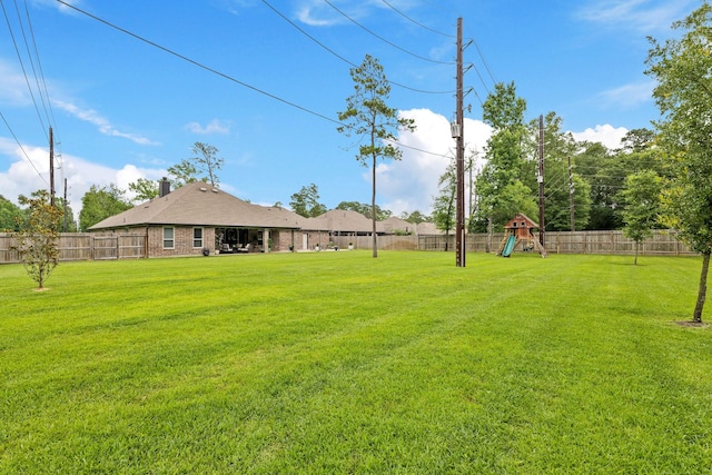 1603 Country Club Dr, Crosby, TX 77532 - view of yard featuring a playground
