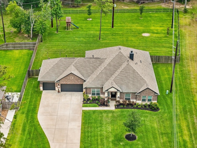 1603 Country Club Dr, Crosby, TX 77532 - view from above of property