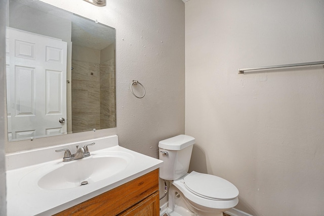 4875 Beechaven St, Houston, TX 77053 - full bathroom with toilet, vanity, and a shower