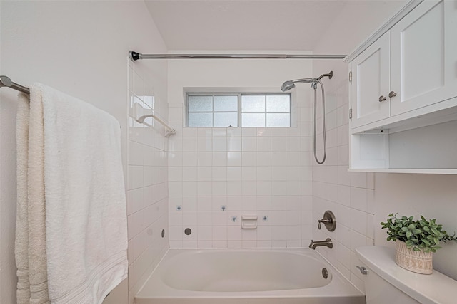 22 Tallow Hill Pl, Spring, TX 77382 - full bathroom with toilet and washtub / shower combination