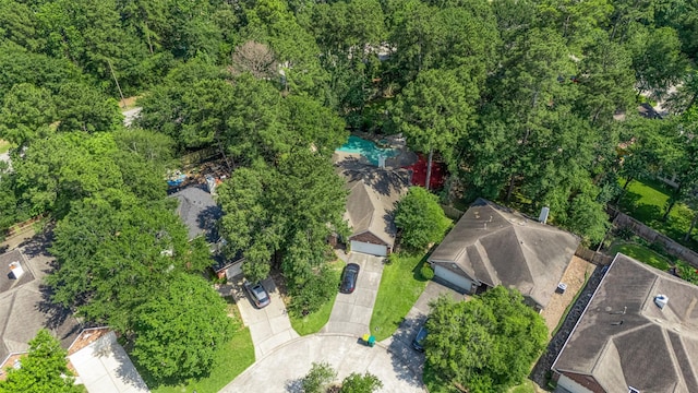 22 Tallow Hill Pl, Spring, TX 77382 - bird's eye view