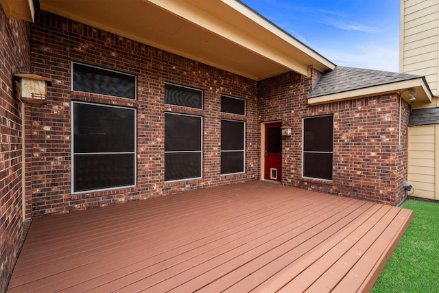 19918 Cypresswood Lake Dr, Spring, TX 77373 - view of wooden terrace