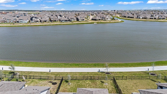 3002 Secret Lagoon Ln, Texas City, TX 77568 - aerial perspective of suburban area featuring a nearby body of water