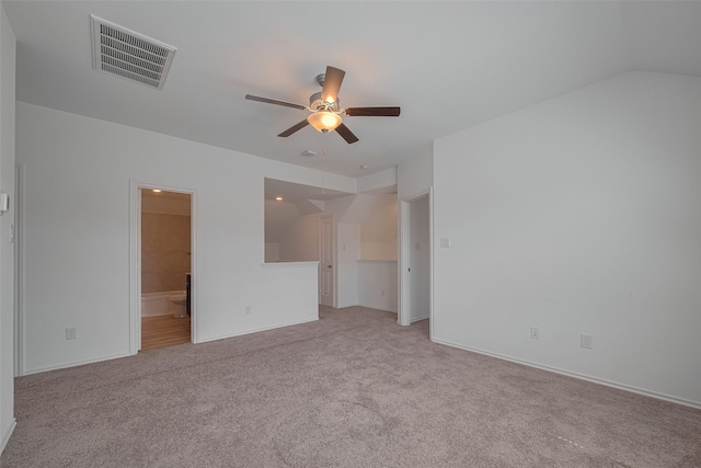 23922 Olivenza Trl, New Caney, TX 77357 - carpeted spare room featuring ceiling fan and baseboards