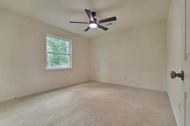 6326 Bayonne Dr, Spring, TX 77389 - empty room with carpet floors, ceiling fan, and baseboards