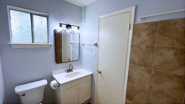 13419 Greenway Dr, Sugar Land, TX 77498 - bathroom featuring vanity and toilet