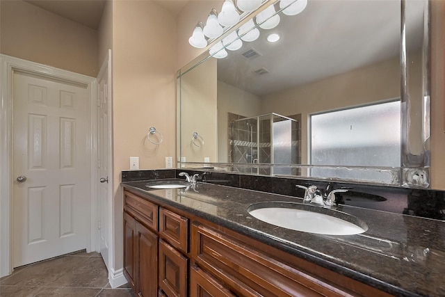 4131 Regal Stone Ln, Sugar Land, TX 77479 - full bath with double vanity and a stall shower
