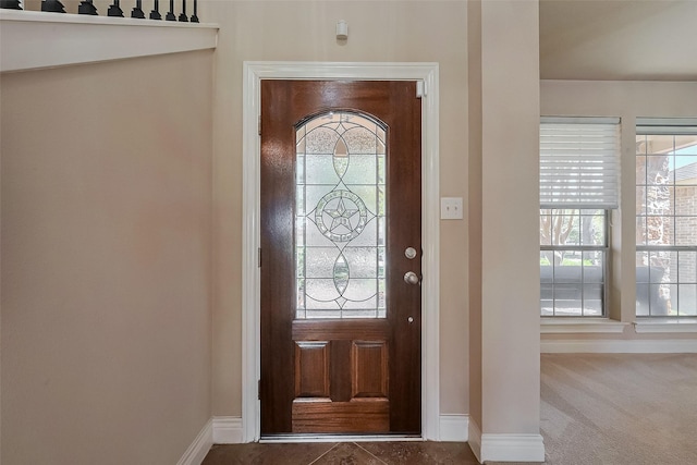 4131 Regal Stone Ln, Sugar Land, TX 77479 - foyer entrance featuring baseboards and healthy amount of natural light