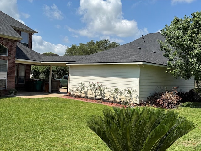 11703 Sterling Brook St, Pearland, TX 77584 - view of green lawn featuring a patio