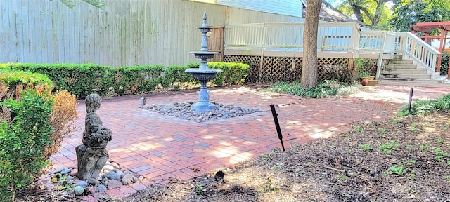 1401 Truxillo St, Houston, TX 77004 - view of patio / terrace featuring a wooden deck