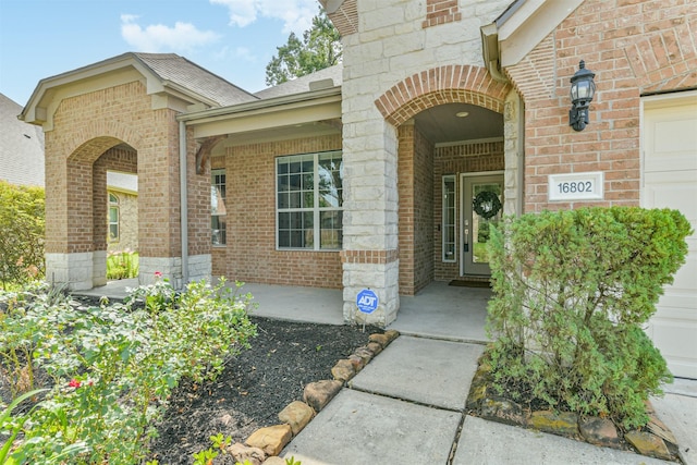 16802 Cherokee Lake Ln, Houston, TX 77044 - entrance to property with brick siding and roof with shingles