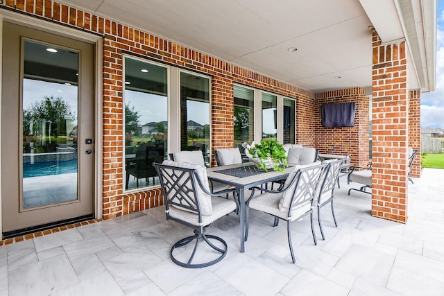 29016 Concan Crossing Ct, Katy, TX 77494 - view of patio featuring outdoor dining area